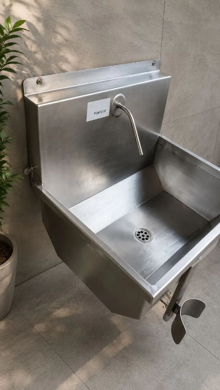 Lavatório inox 