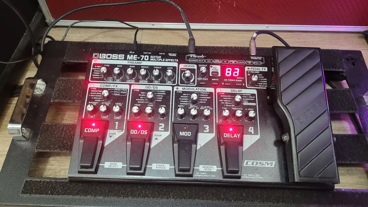 Pedaleira Boss ME-70 - Instrumentos musicais - Presidente Altino