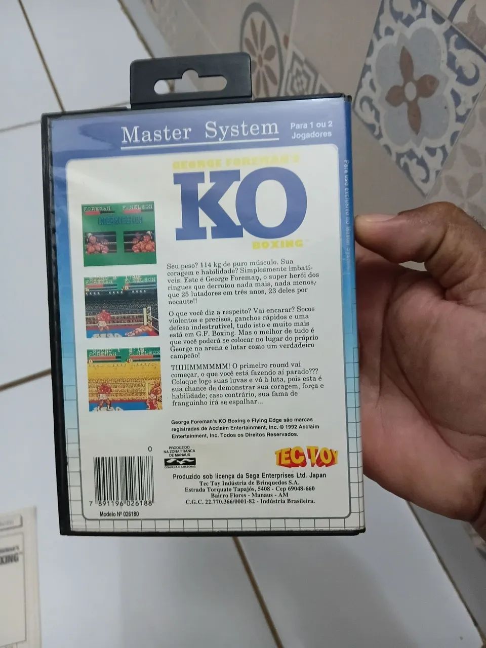 Jogo Master System George Foremans - Foto 4