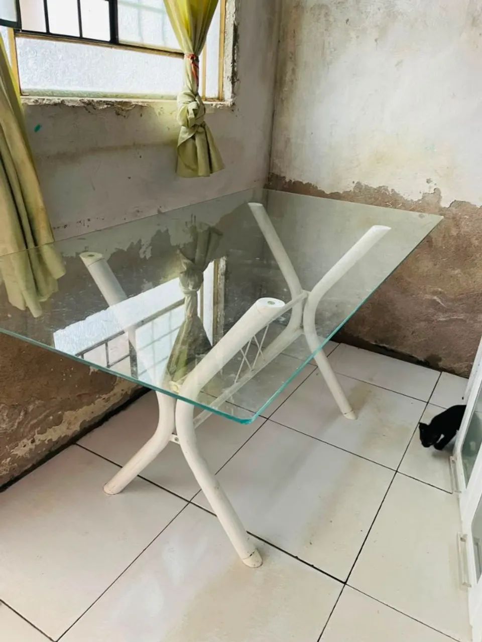 Mesa de vidro de 6 lugares. - Foto 3