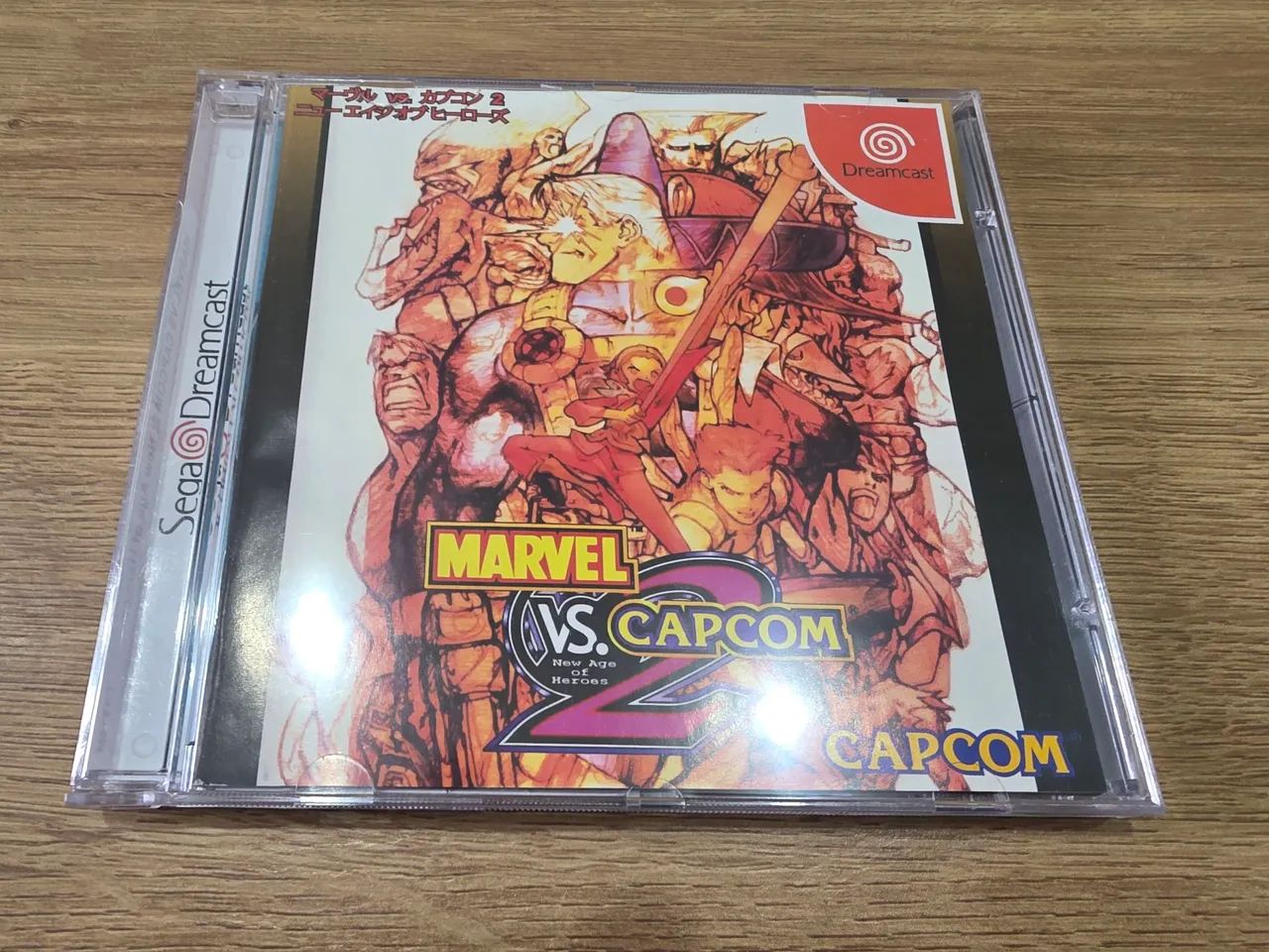 Jogo Marvel Vs Capcom 2 Dreamcast Prensado Old Game 