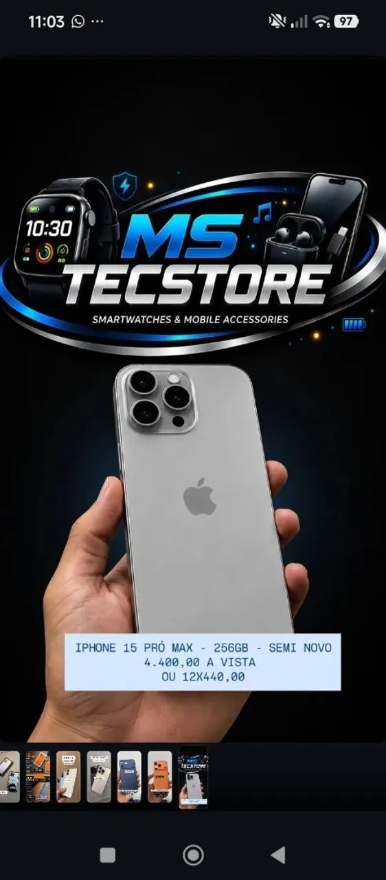 IPHONES - SEMI NOVOS - Foto 5