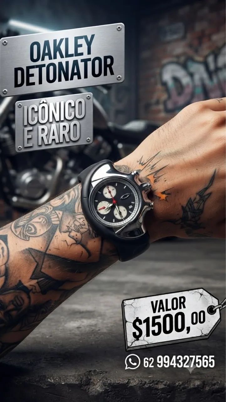 Relogio Oakley Detonator ORIGINAL