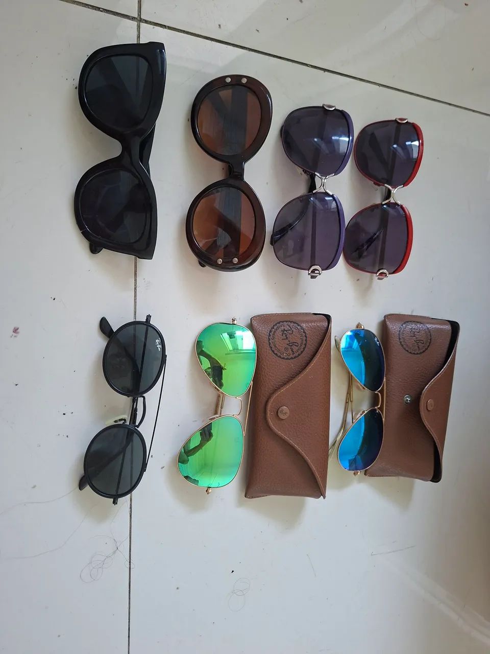 Sete Óculos de sol,  sendo três RAY-BAN. - Foto 4