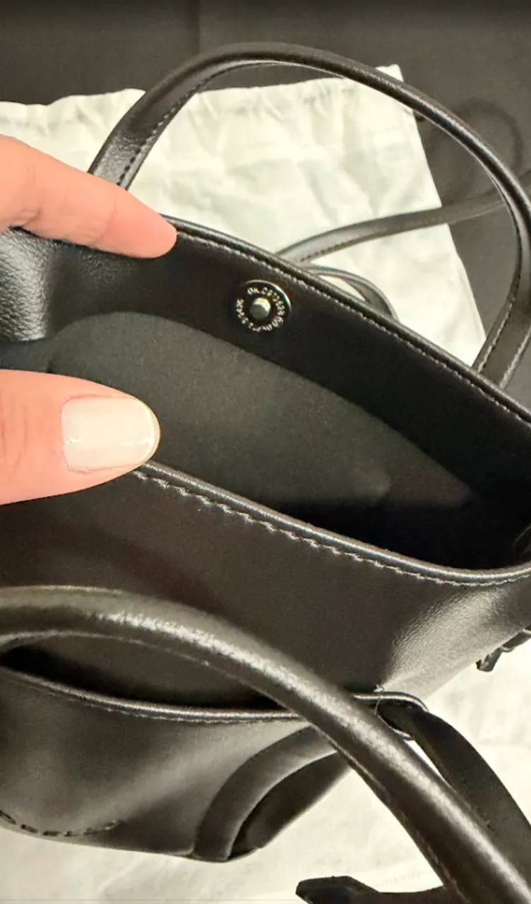 Bolsa preta Corello (mão e transversal), original, nova, nunca usada, com dust bag - Foto 5