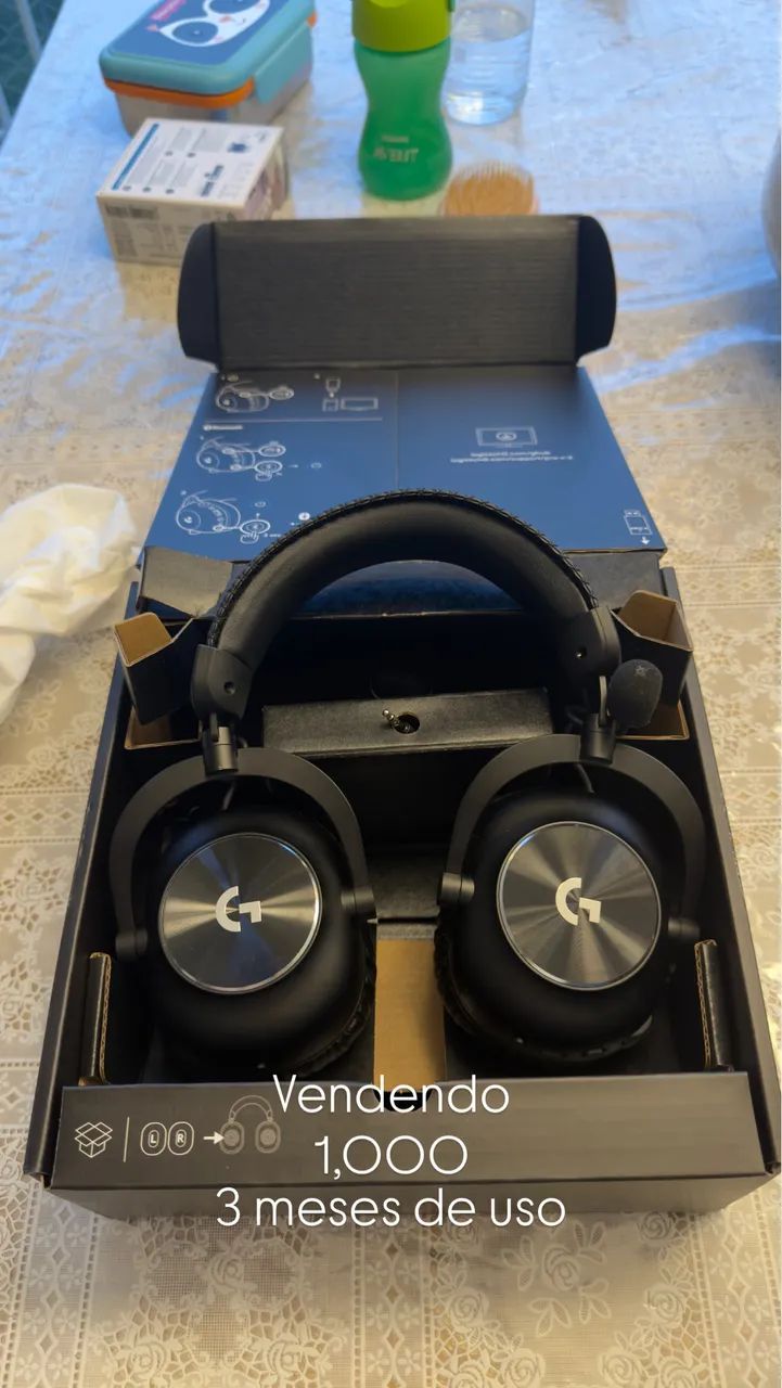 Logitech G PRO X 2 LIGHTSPEED - Preto | Pouquíssimo uso
