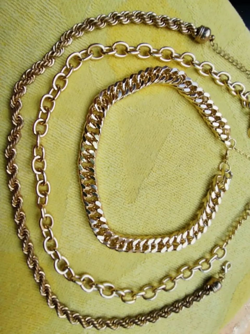 Colares corrente dourado  - Foto 2