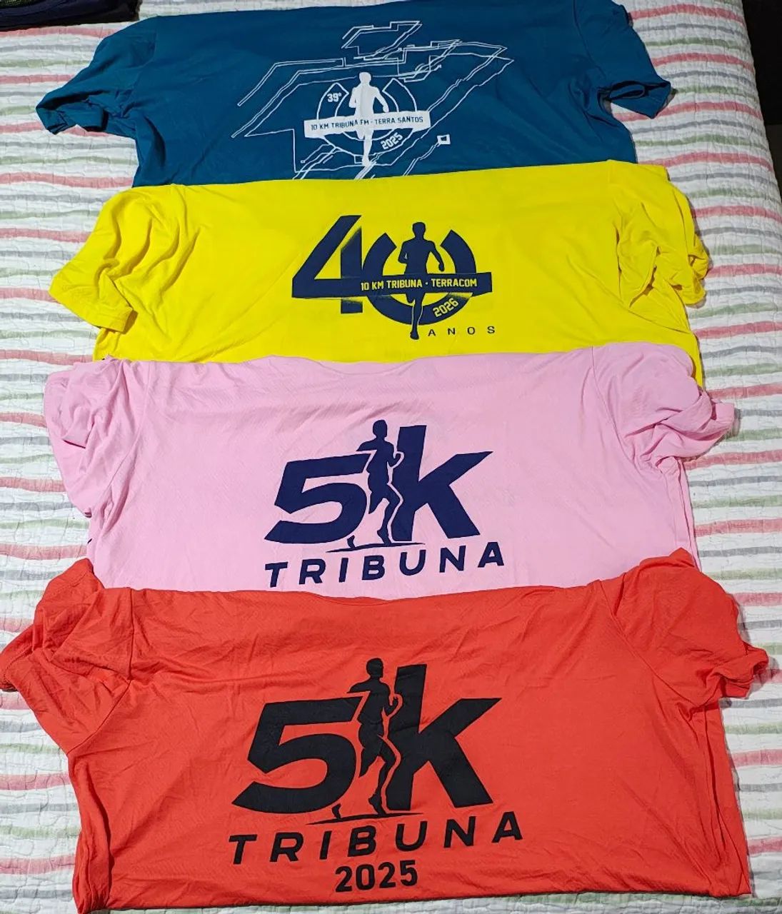 4 camisas corrida TRIBUNA de Santos - Foto 4