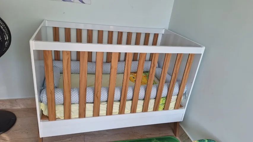 Berço Gutti 100%Mdf-Peroba - Foto 2