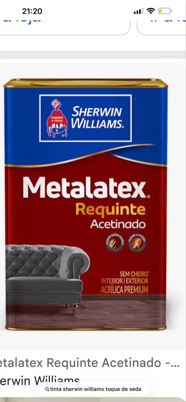 Vendo tinta da Sherwin-Williams - Cor Montanha encantada 