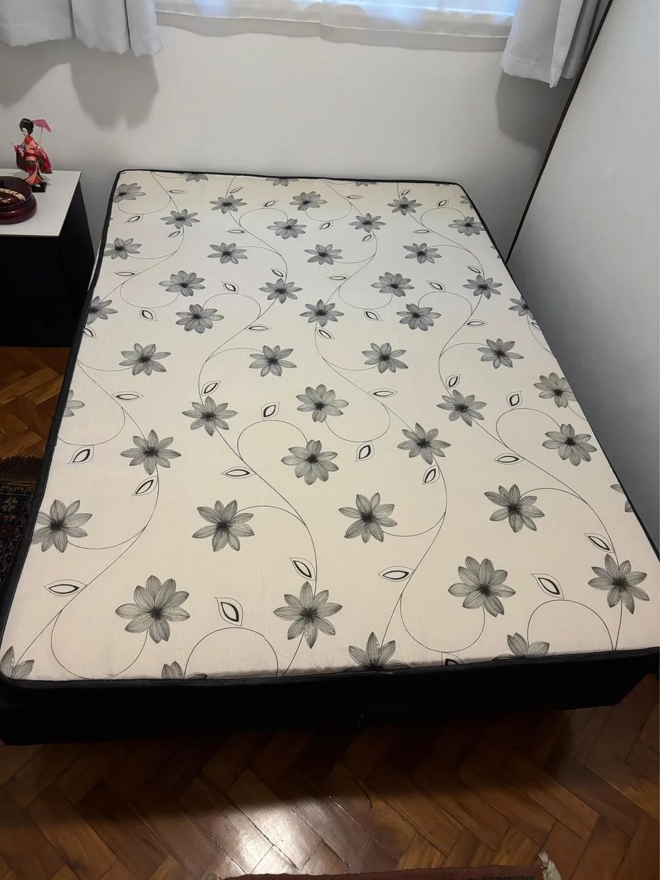 Cama box viúva com completa