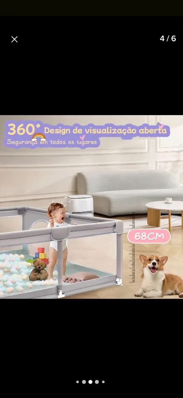 Cercado para Bebe - Chiqueirinho - Foto 3