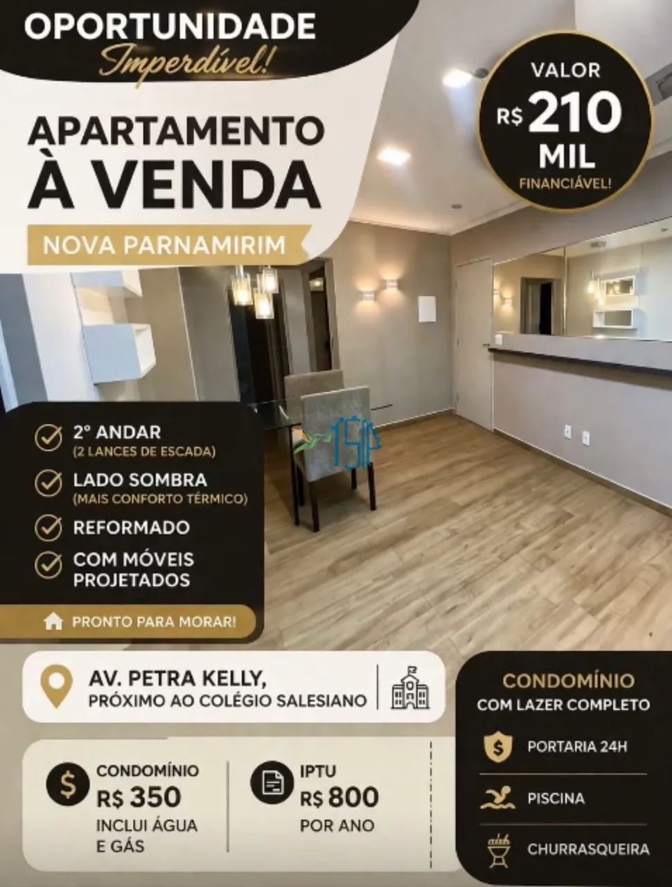 EDIFÍCIO MONTERREY - APARTAMENTO NO MONTERREY EM NOVA PARNAMIRIM / APARTAMENTO DE CONDOMIN