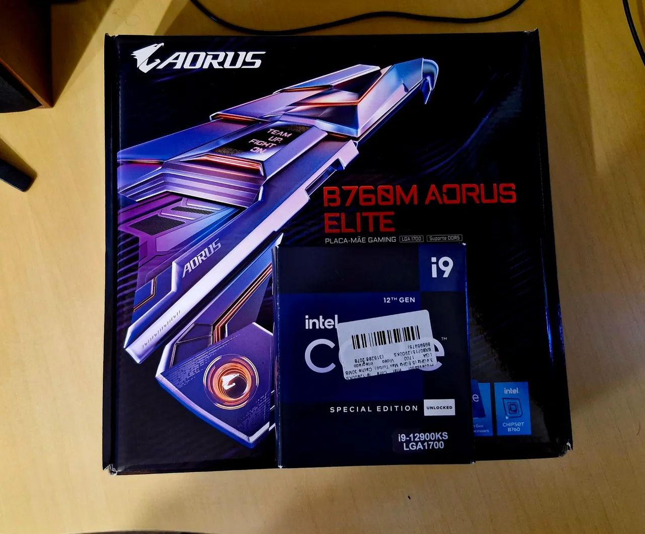 I9 12900ks + Aorus Elite B760M - Foto 2