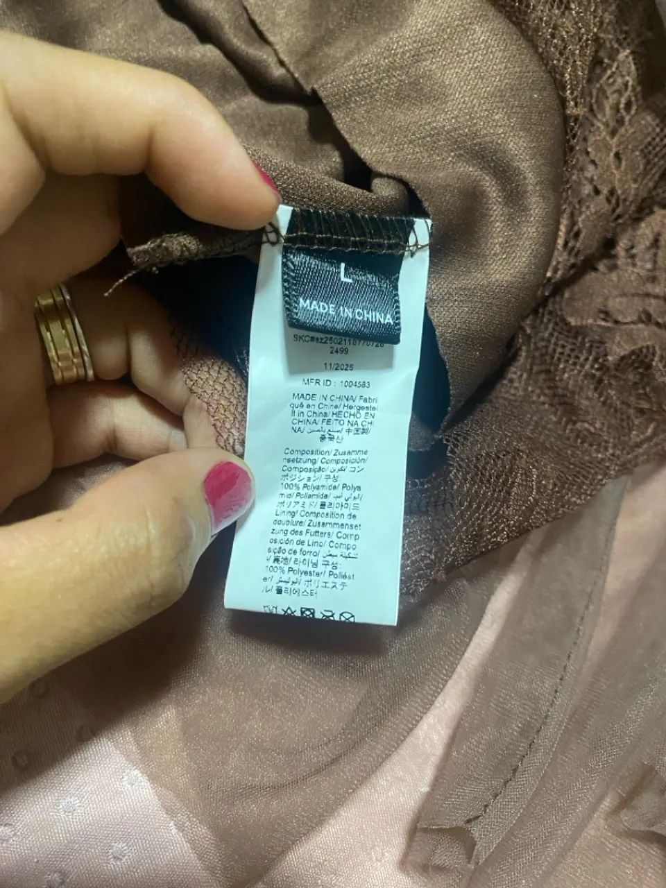 Vestido marrom lindo- G/44 - Foto 4