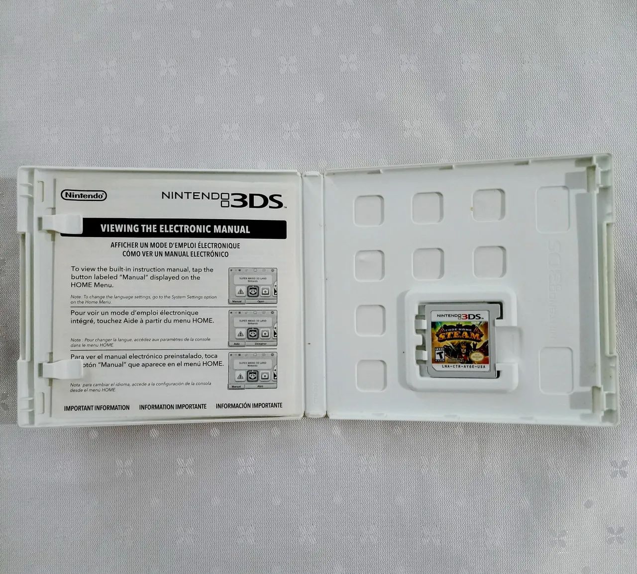 jogo 3ds Code name STEAM original  - Foto 3