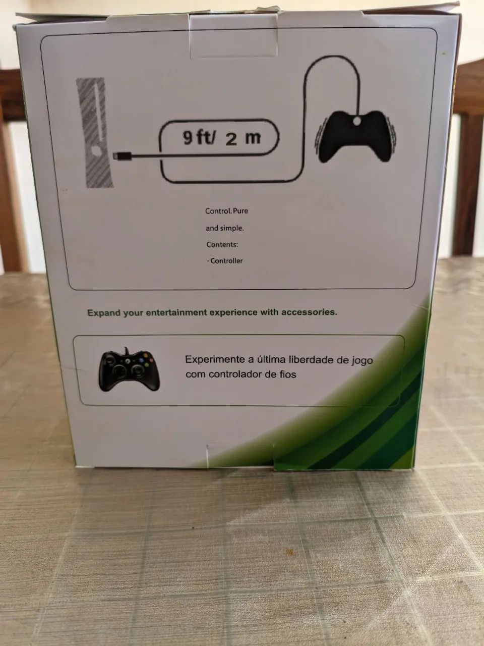 Controle Xbox 360 e PC, modelo KAP-360. - Foto 3