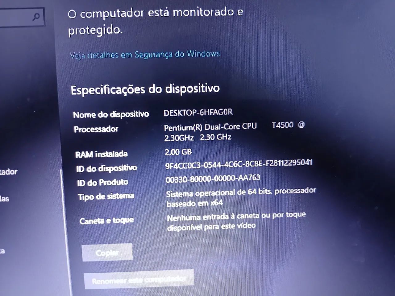 Notebook Intel Pentium Dual Core 2.30GHz - 2GB RAM (Funcionando / Uso Básico) - Foto 3