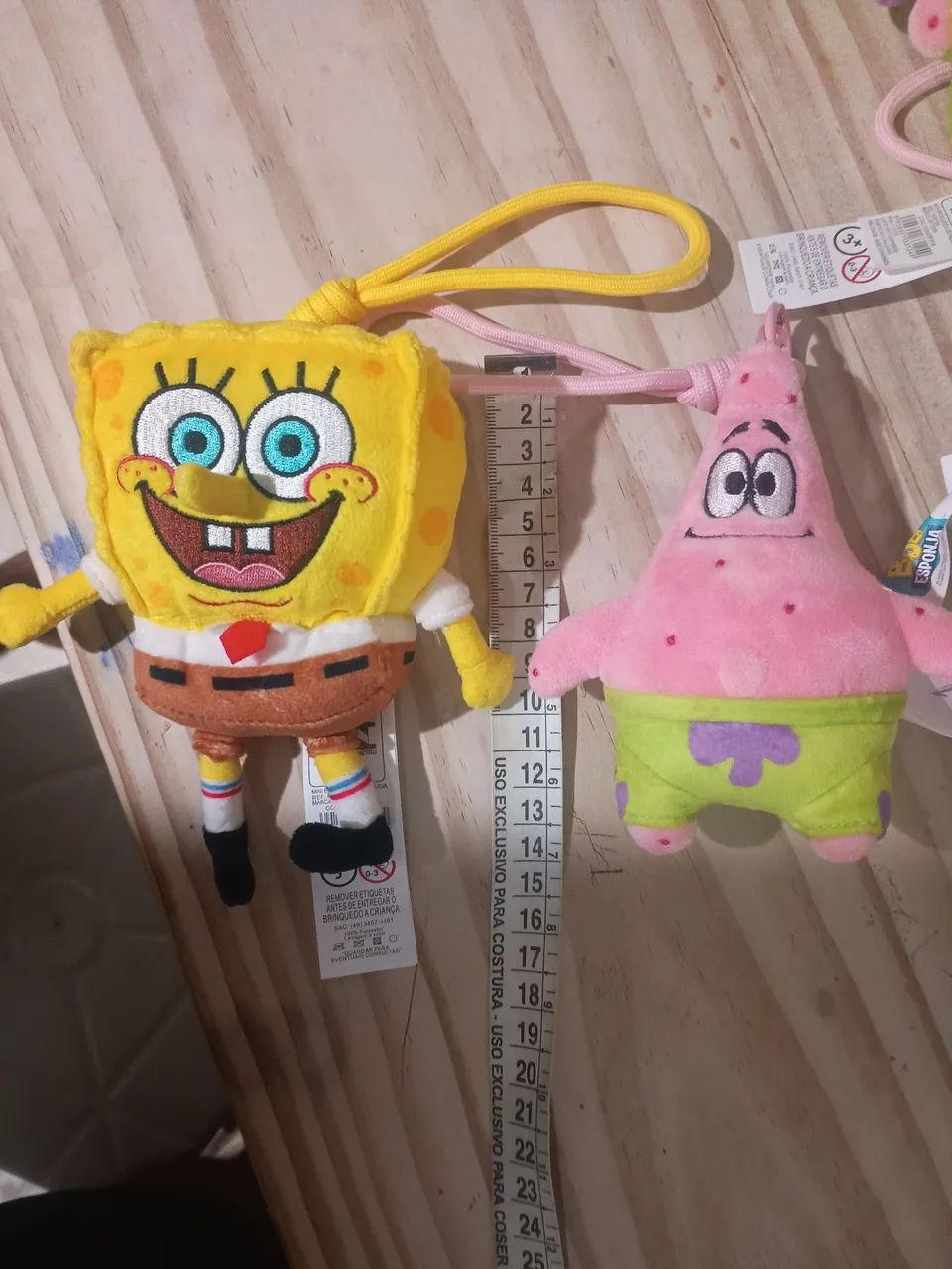 6 Chaveiros Patrick e Bob esponja oficiais  - Foto 4
