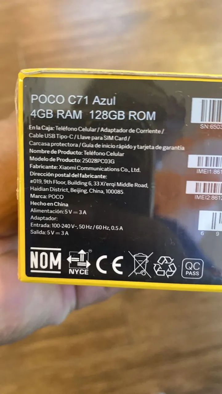 CELULAR POCO C71 LACRADO