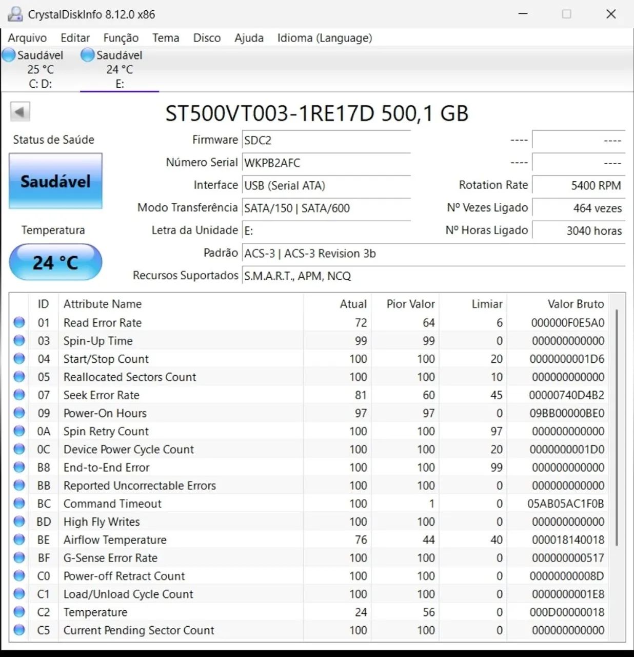 HD 2,5" NOTE (2pcs) 500GB SEAGATE ST500VT003 - Foto 3