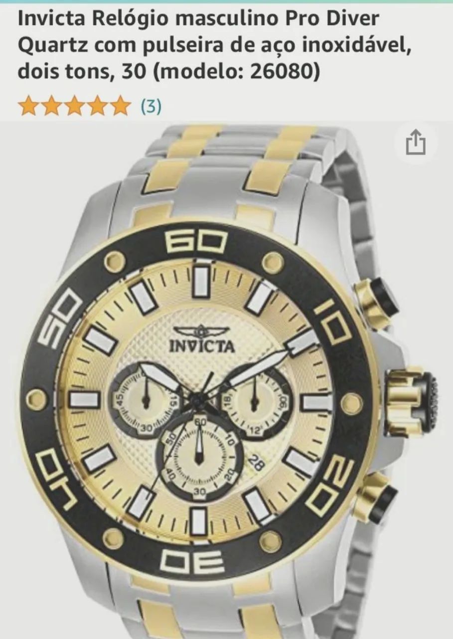 invicta pro diver modelo 26080 - Foto 2