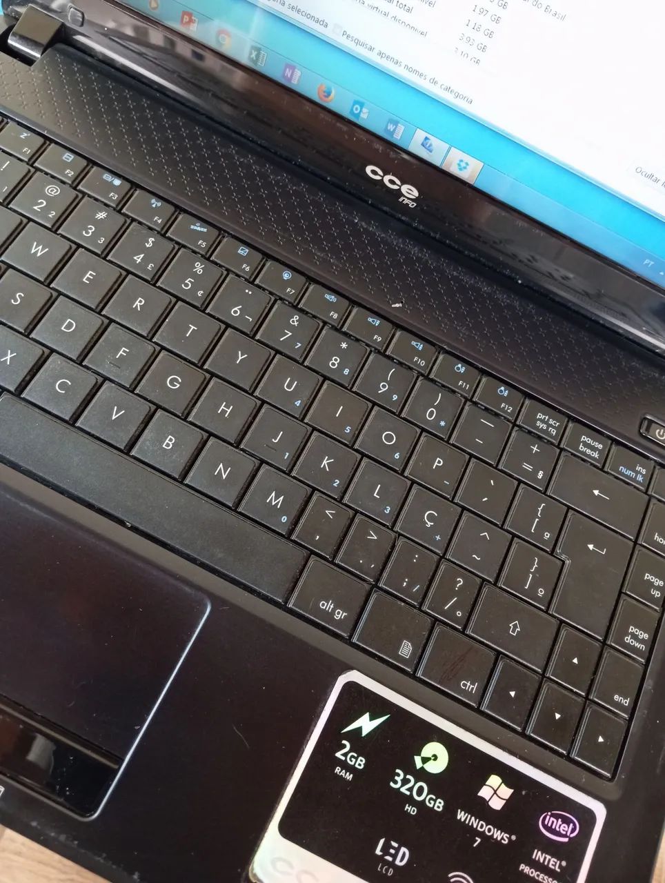 Notebook CCE Win Dual Core HD320gb 2Gb Ram - Foto 3