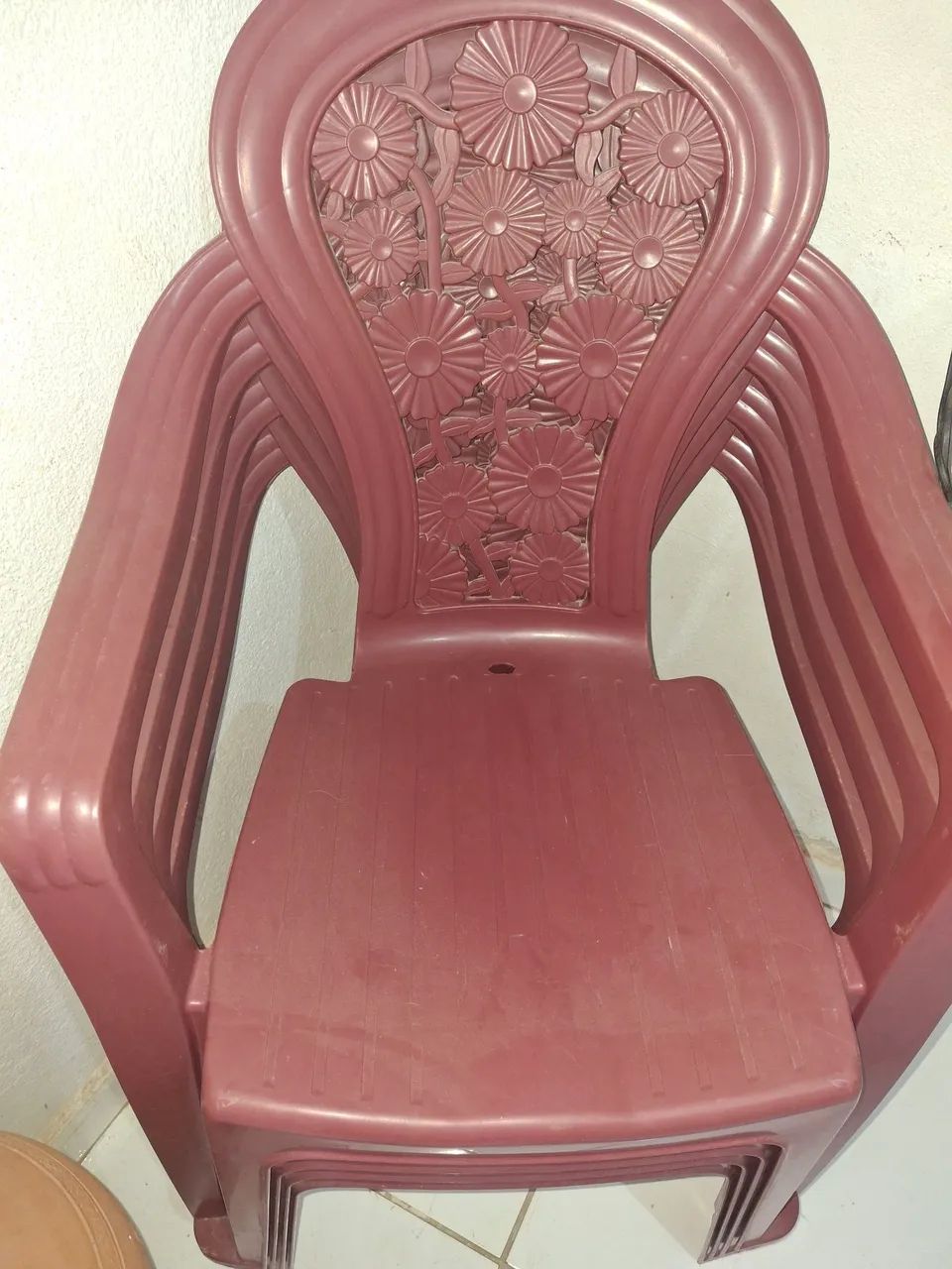 Poltrona de plástico 