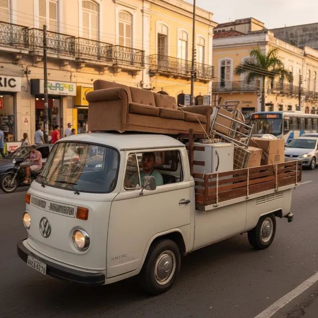 Frete para mudança e transporte de cargas em Bangu, Campo Grande e Realengo.