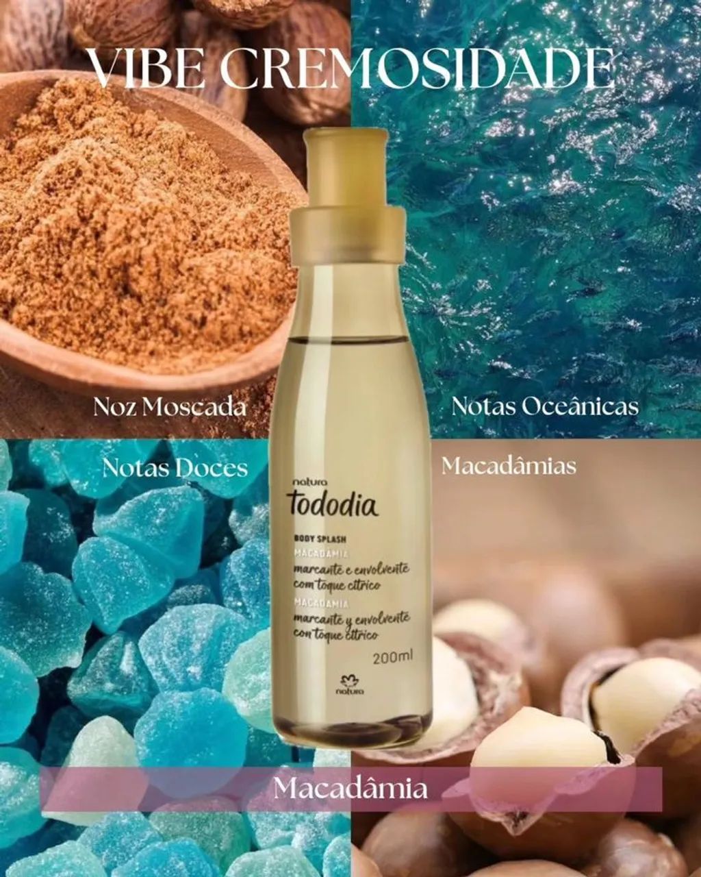 BODY SPLASH NATURA* MACADÂMIA 