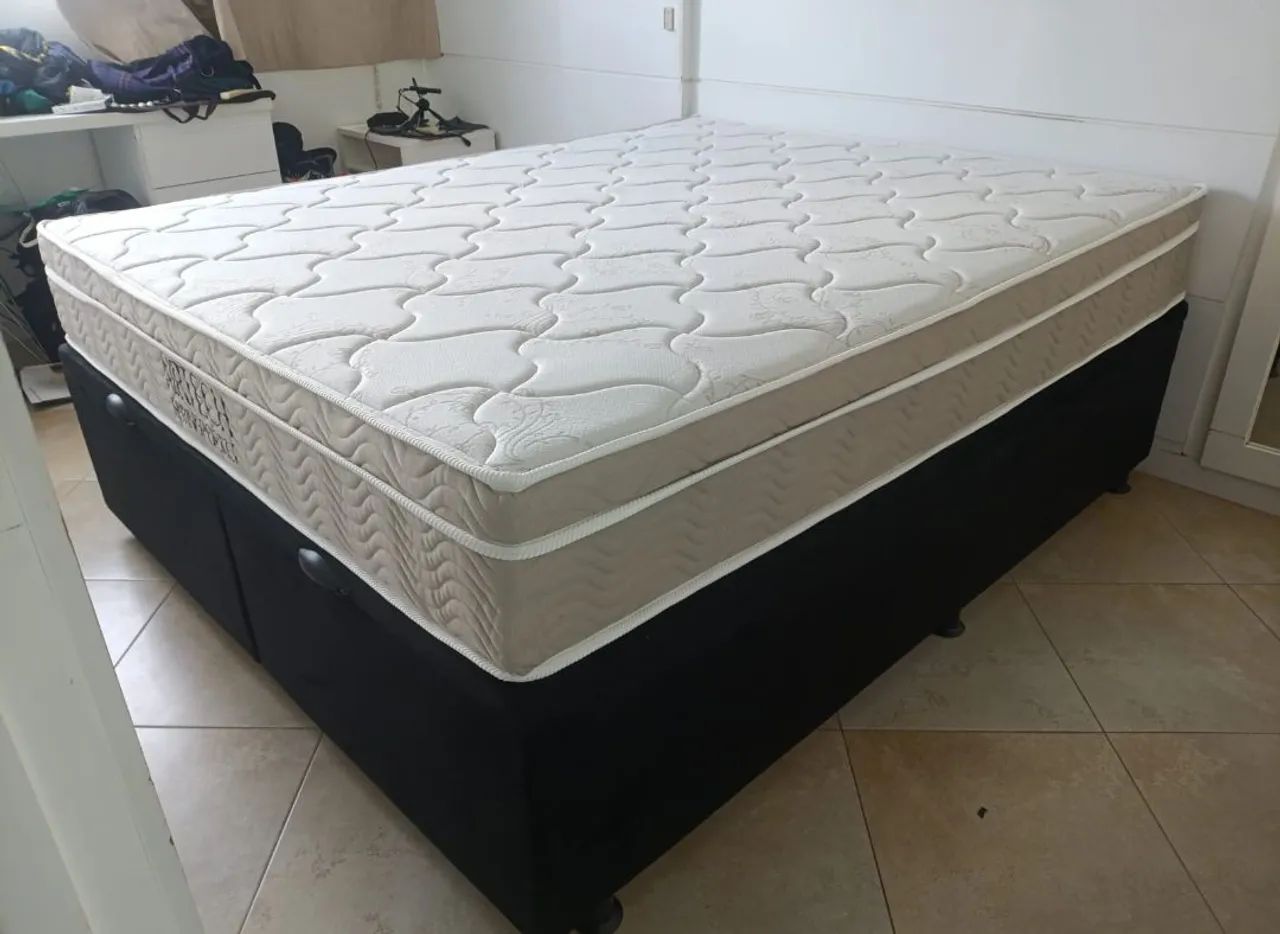 Cama box bau Queen 158x198 pronta entrega  - Foto 2