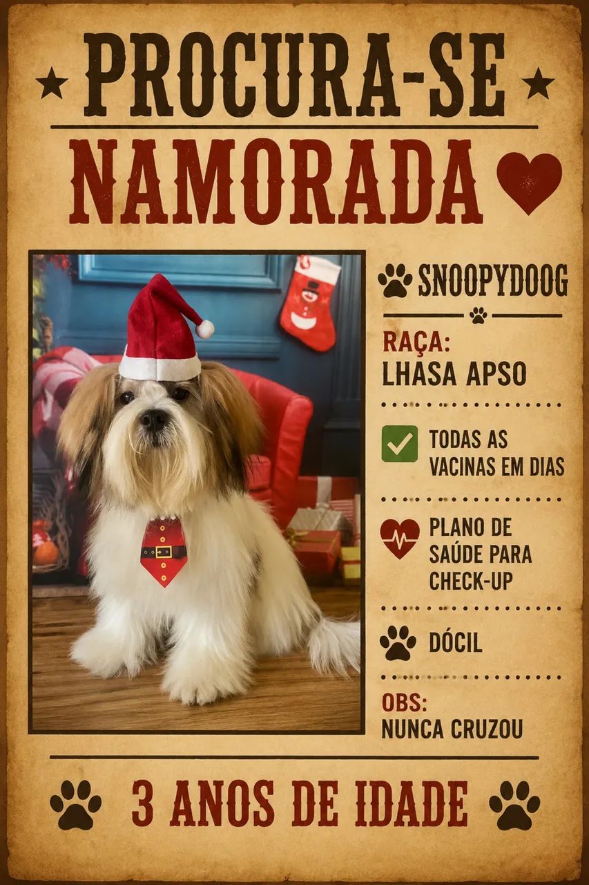 Lhasa apso ( para ter filhote)