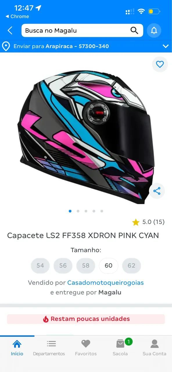 CAPACETE LS2