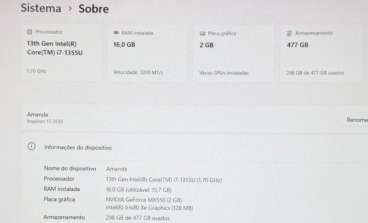 Notebook Dell inspiron 15 3530 - Foto 4