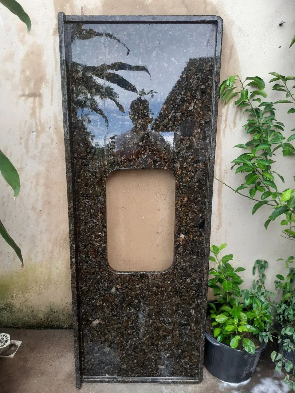bancada de granito Verde Ubatuba