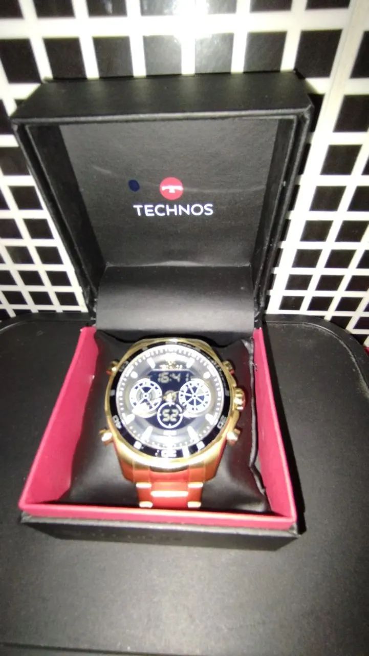 Relógio techno's caixa alta seminovo  - Foto 2