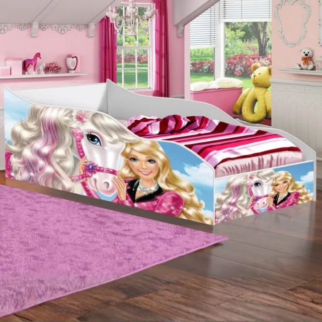  *Cama Solteiro Carro Barbie Pronta Entrega.