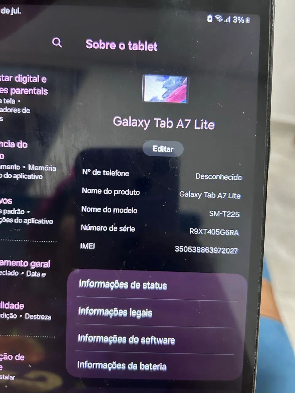 Tablet Galaxy  A7 elite - Foto 3