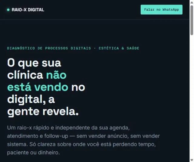 Pesquisa gratuita: processos digitais da sua clínica