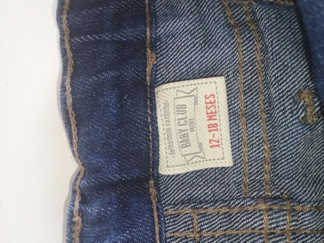 Calça jeans infantil 1 ano  - Foto 3
