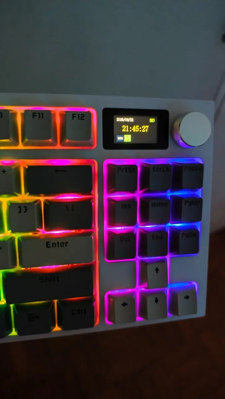 Teclado Mecanico 75% Attack Shark K86 RBG sem fio - Foto 3