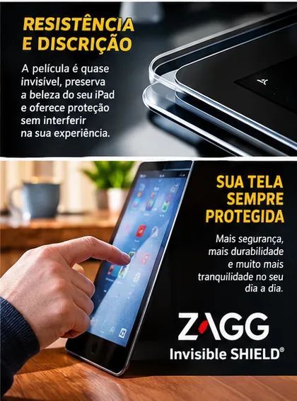 Película Protetora Invisible Shield ZAGG para iPad 2/3/4 - Original - Foto 2