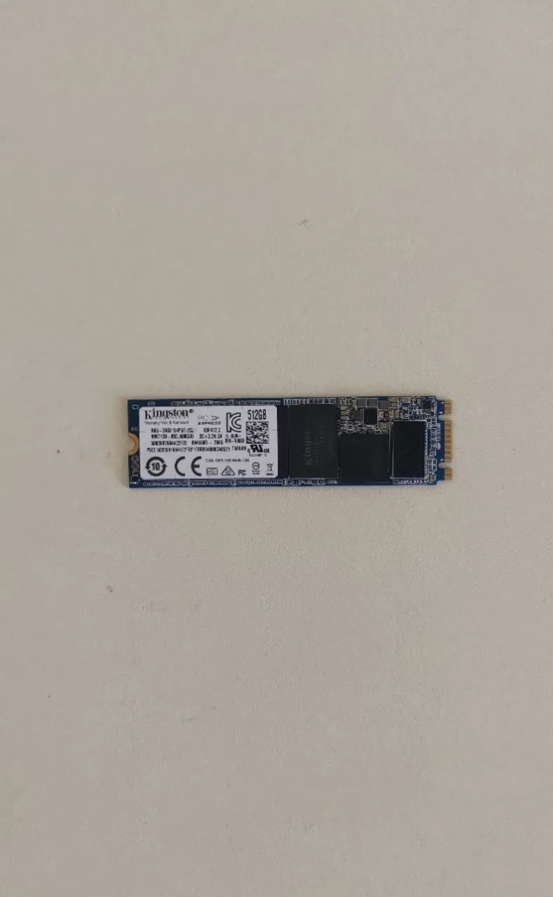 SSD 512gb nvme m2 da kingston (funcionando perfeitamente)