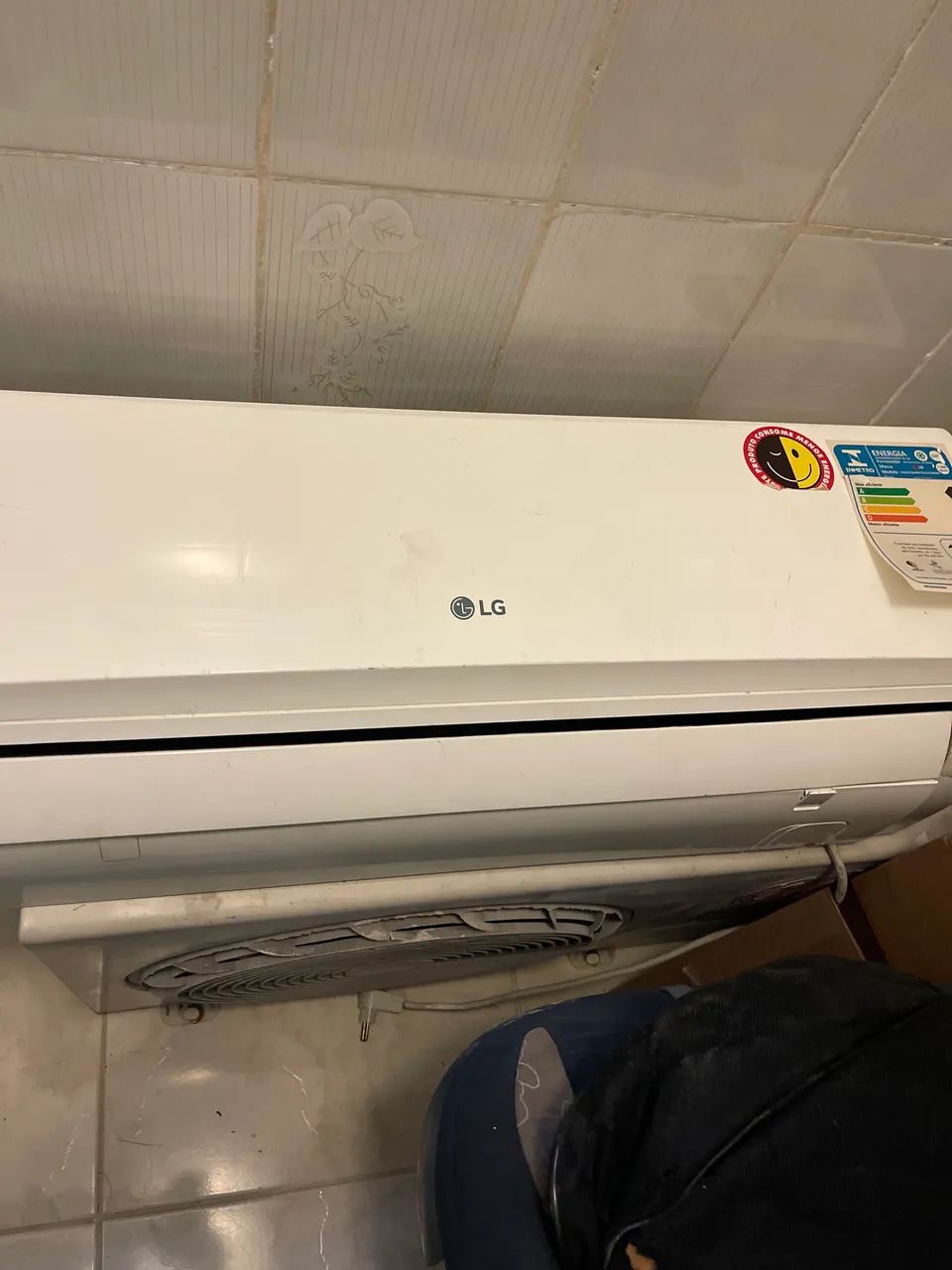 Vendo ar condicionado LG, 7.500  split, em perfeito estado