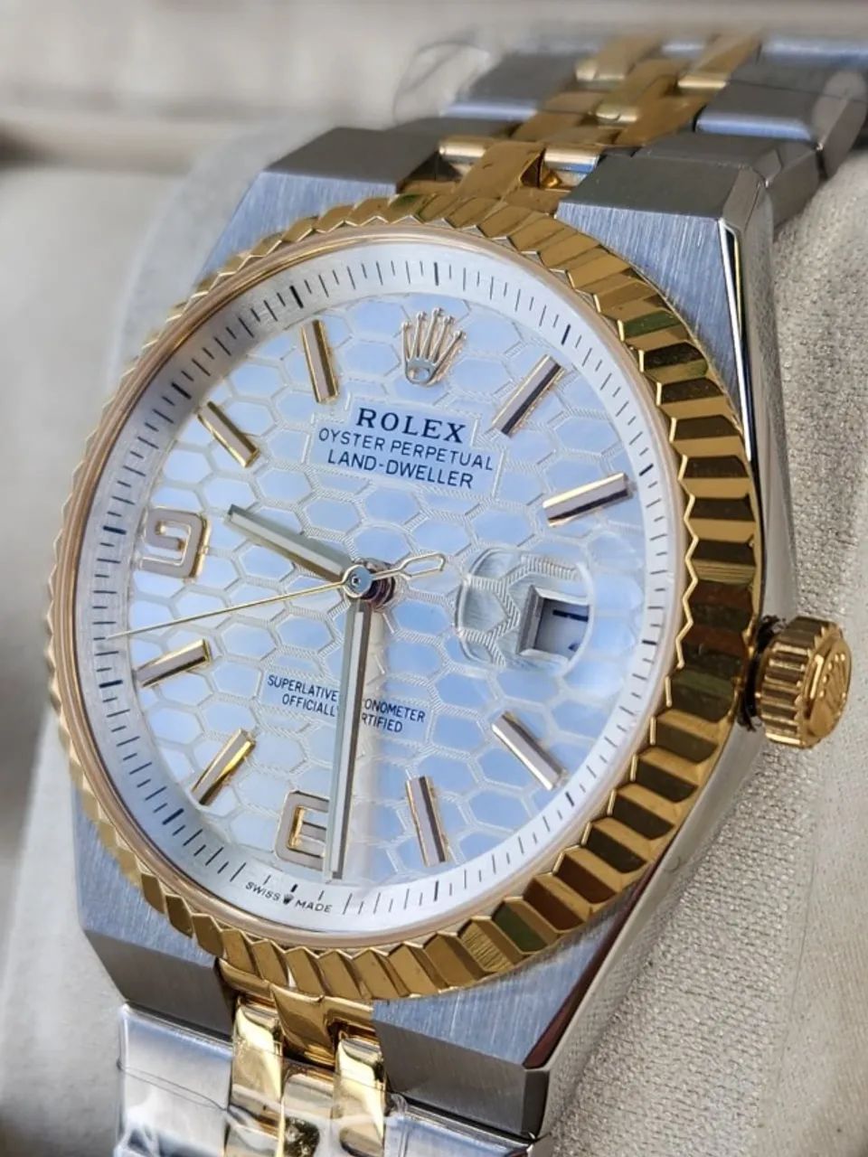Relogio Rolex Perpertual Prata com Dourado LINHA PREMIUM - Foto 3