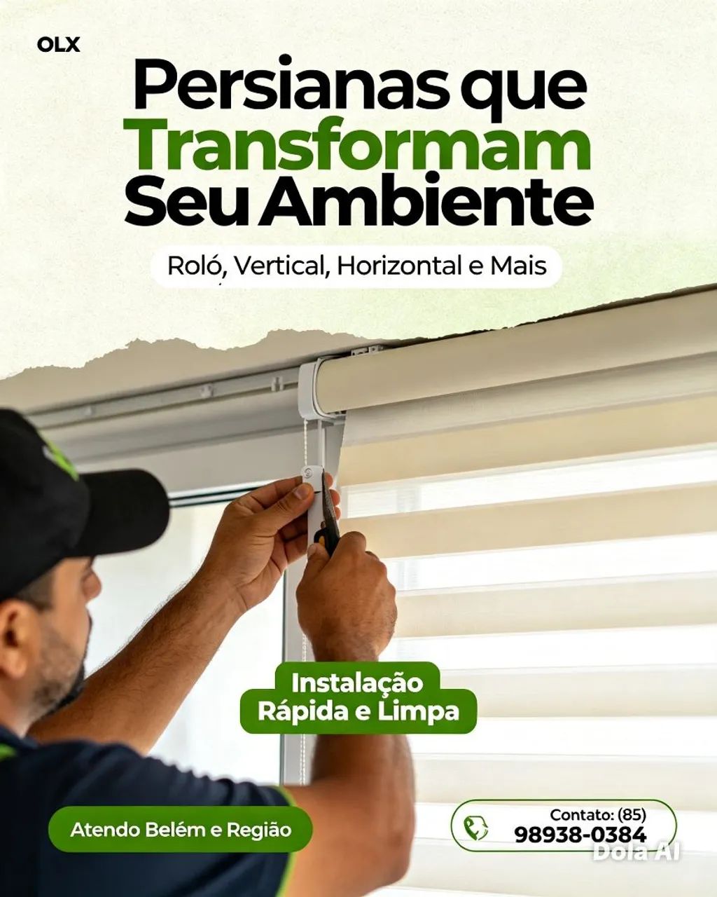 Manutenção e instalação de cortinas e persianas 