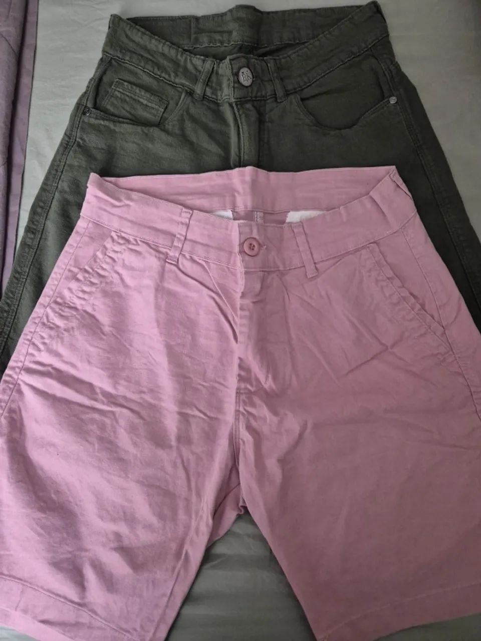 Bermudas de Sarja Bivik / 3 camisetas - Foto 2