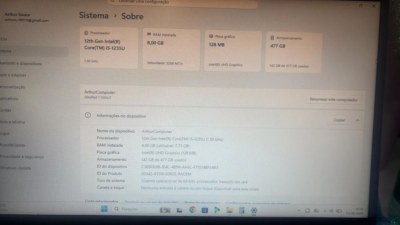 NOTEBOOK LENOVO - Foto 4