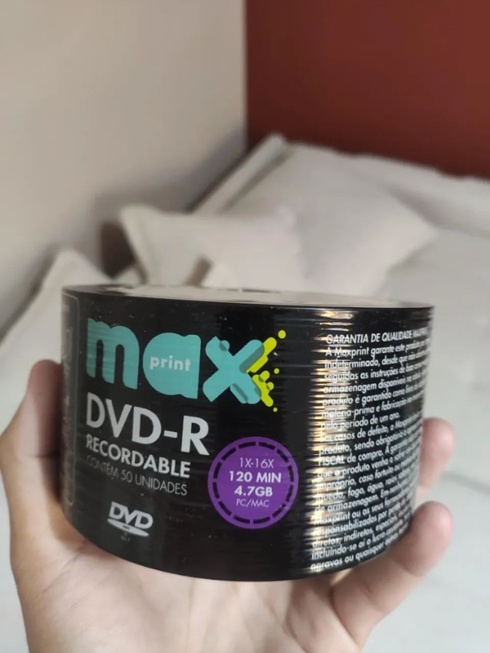DVD-R Maxprint 4,7 GB 16x - 1 Unidade Avulsa com Envelope - Foto 2