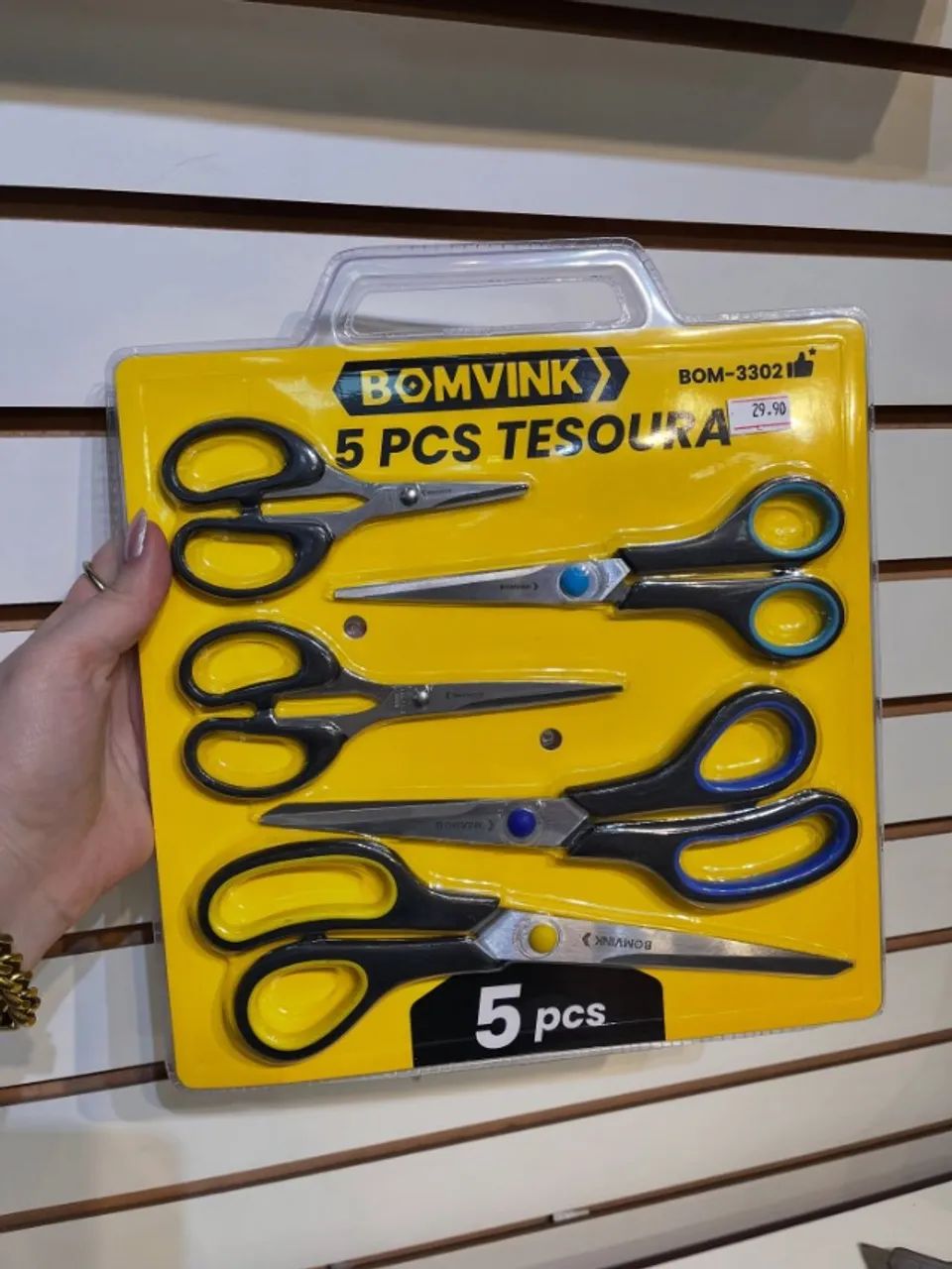 kit 5 tesouras